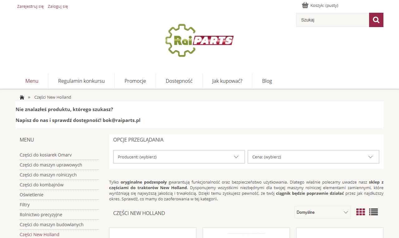 Części New Holland w sezonie prac polowych - jakie elementy warto sprawdzić przed intensywną eksploatacją