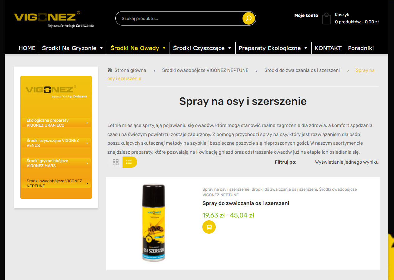 Kiedy stosować spray na osy?