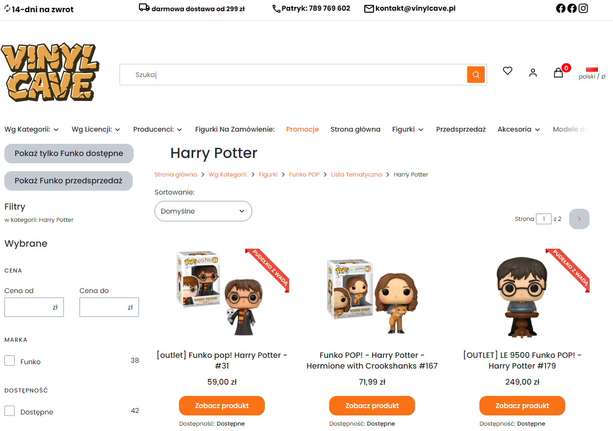 Funko Pop Harry Potter - magiczna kolekcja dla fanów świata Hogwartu