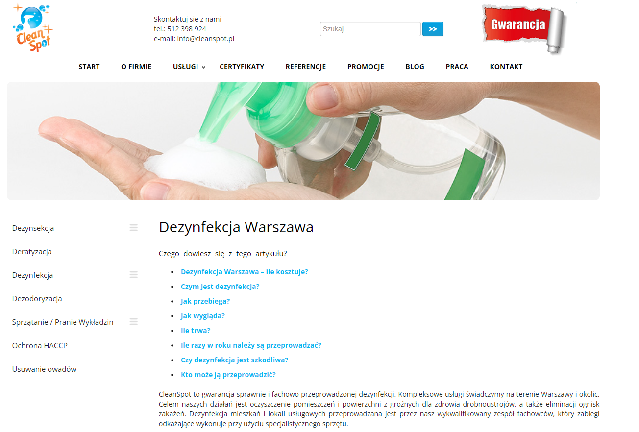 Dezynfekcja mieszkań i biur - jak przebiega i czego się spodziewać?