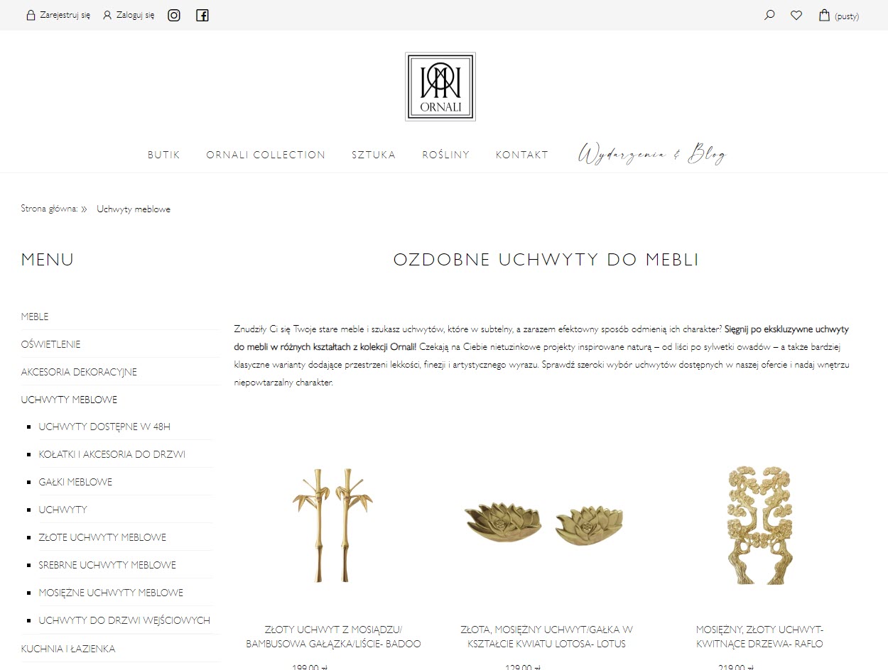 Ozdobne uchwyty do mebli - prosty sposób na metamorfozę wnętrza bez remontu