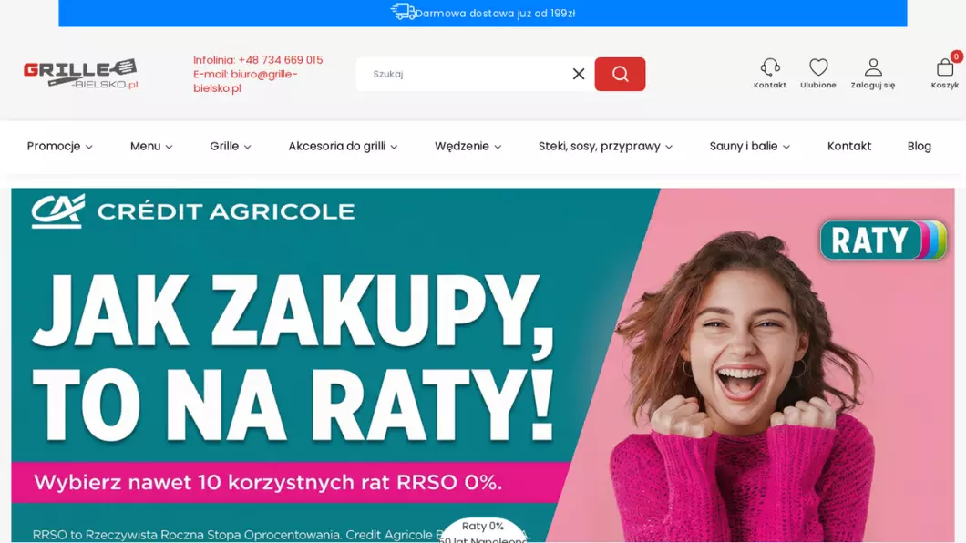 Zrzut ekranu strony