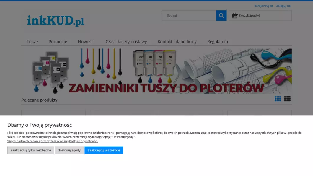 Zrzut ekranu strony